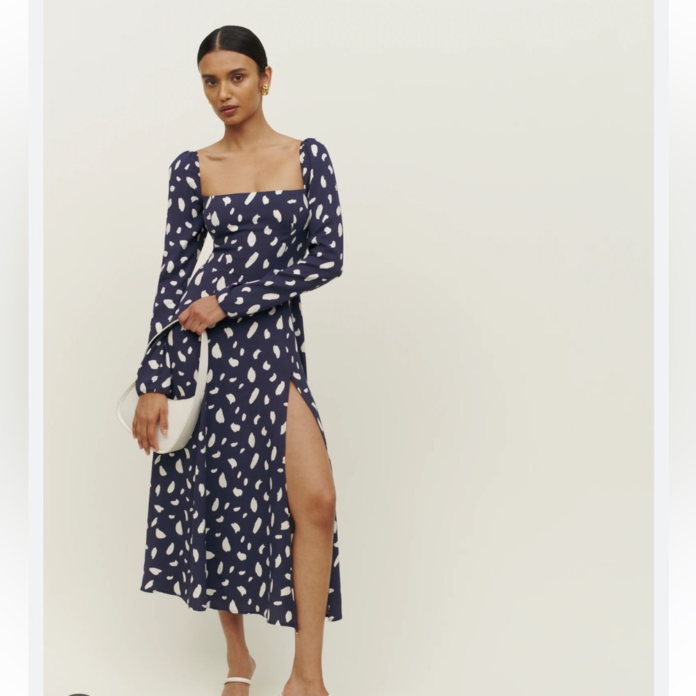 NWT Reformation Sigmund Splatter Dress Never Worn
